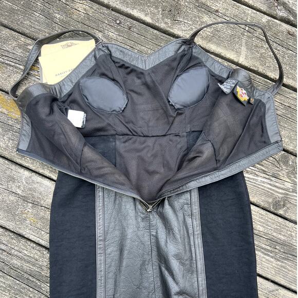 Harley-Davidson Vintage Victoria Leather Mini Dress Size 10 NWT Style 97404-01VW - Picture 7 of 9